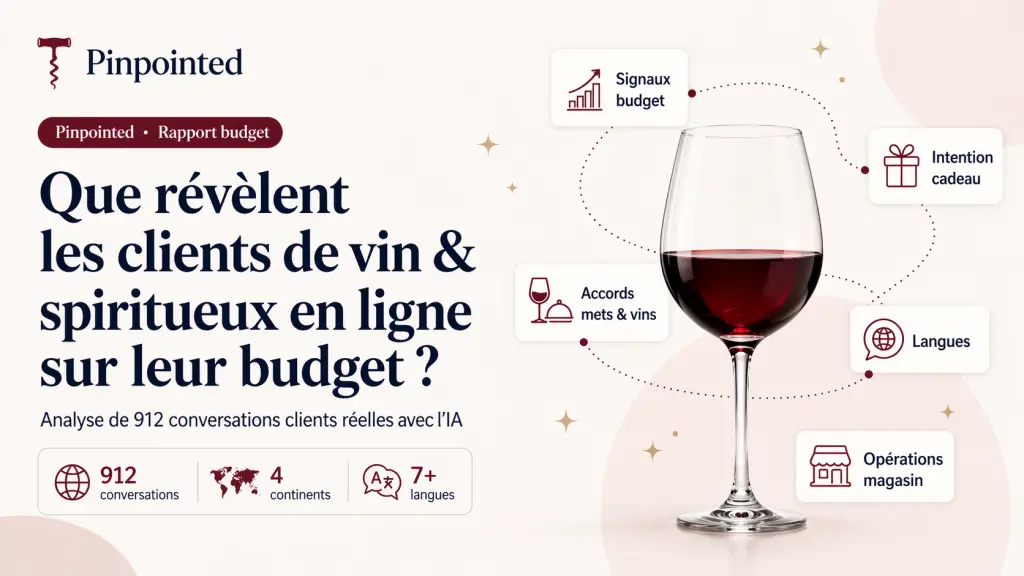 Ce que les clients de vins et spiritueux en ligne révèlent sur leur budget