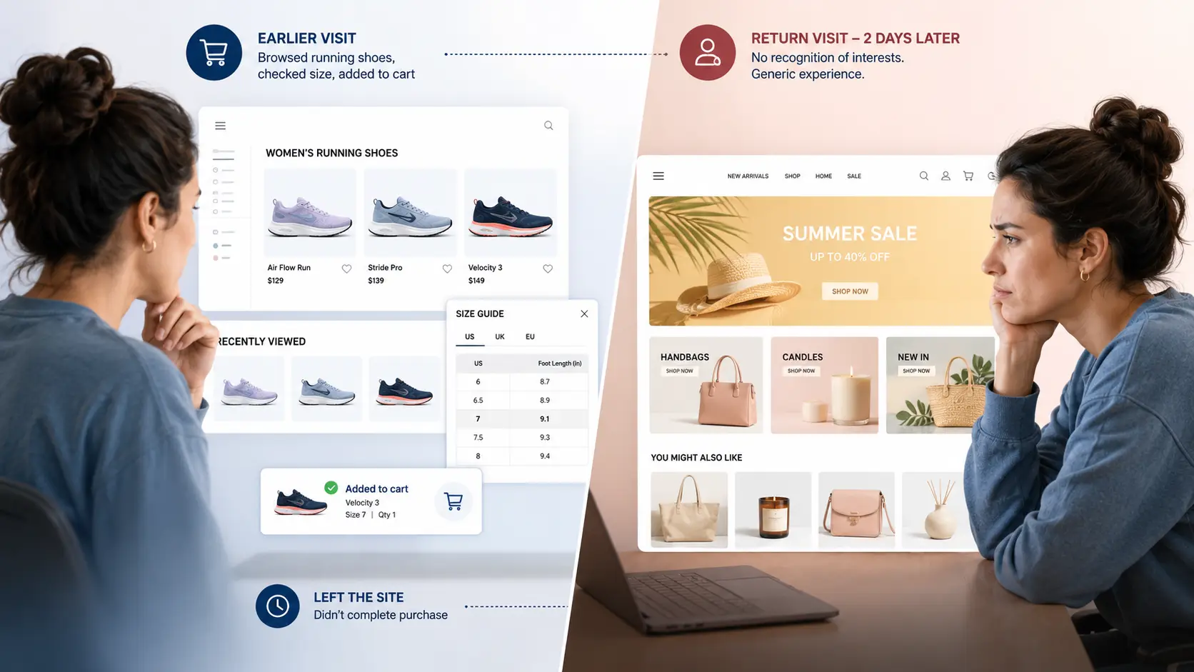 Personalised shopping experience shopify