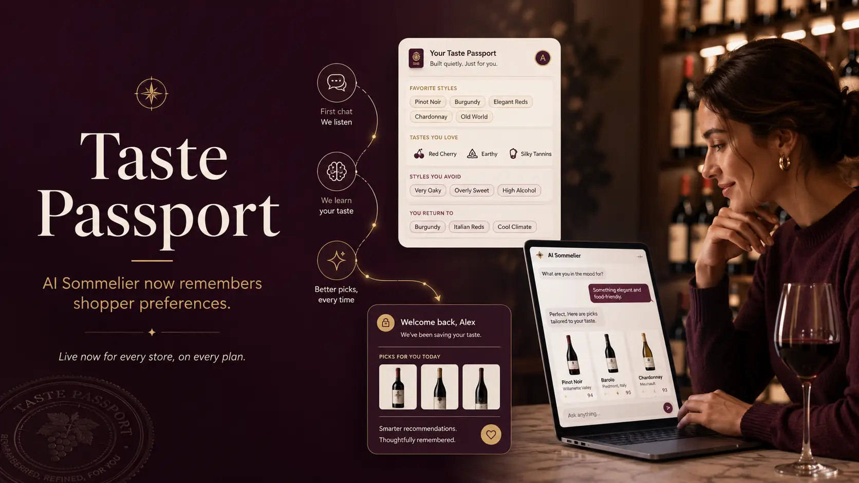What's new in Pinpointed: Stories, custom launcher text and Taste Passport