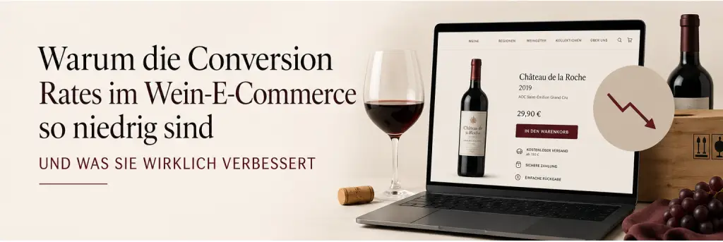 Conversion Rate Wein Onlineshop